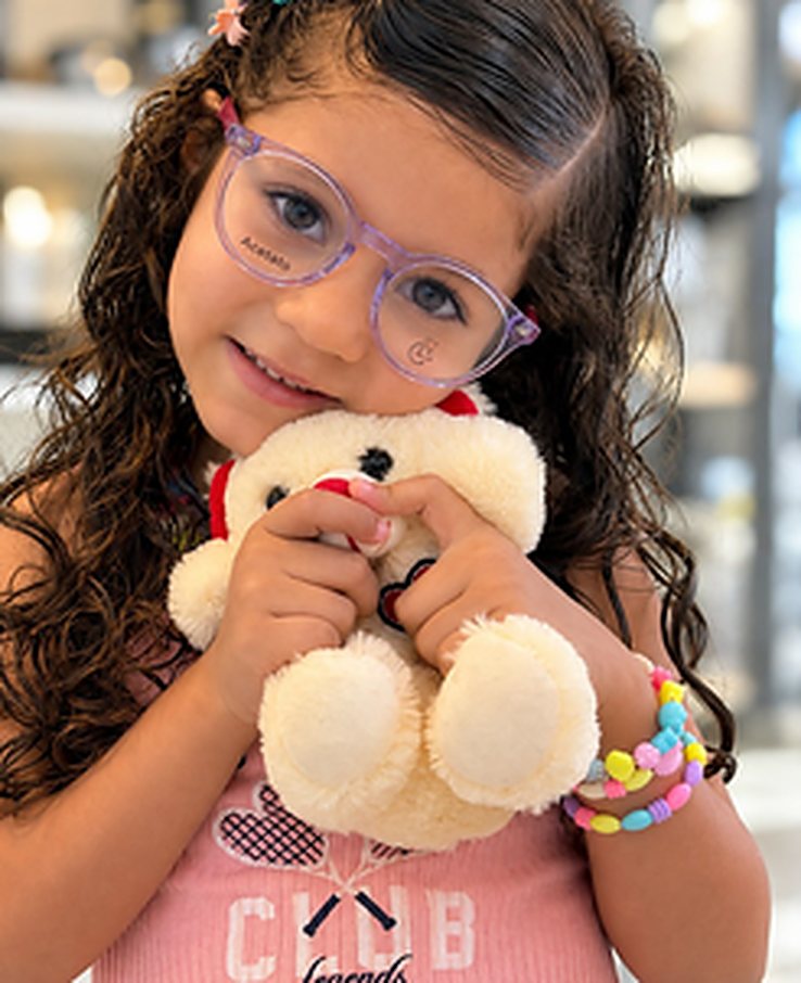 Óculos infantil — Conforto e cor para os pequenos